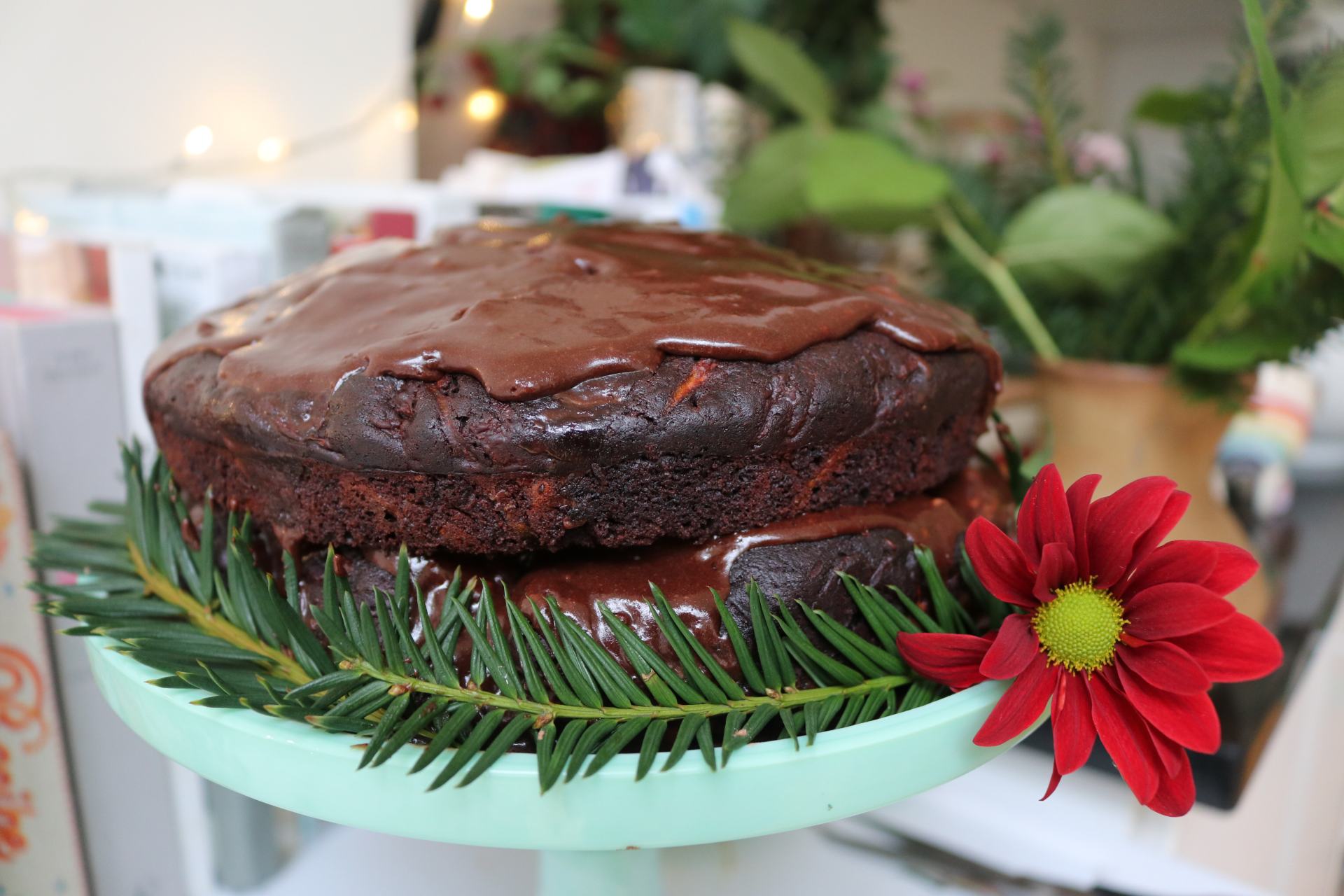 Mega Vegan Chocolate Courgette Cake