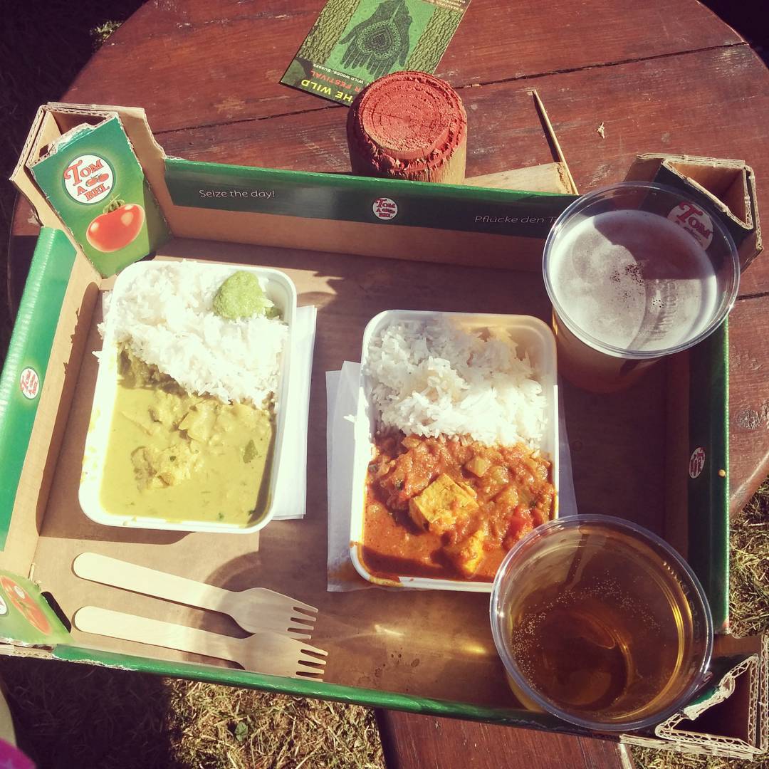 Delicious fresh fish curry with enough rice to keep us going for a while!